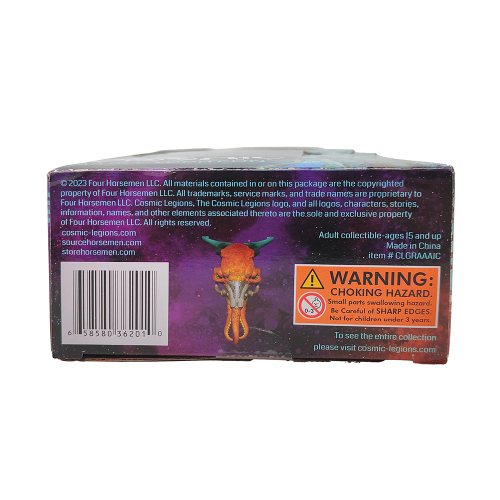 Aius Cyppiteon Four Horsemen Studios Cosmic Legions Hvalkatar Book Two Gravenight 15 cm Action Figure 2023 – Cosmic Legions, Four Horsemen Studios, 18 cm, 2023, pre-owned collector piece, Uncanny Collectibles Dublin Ireland