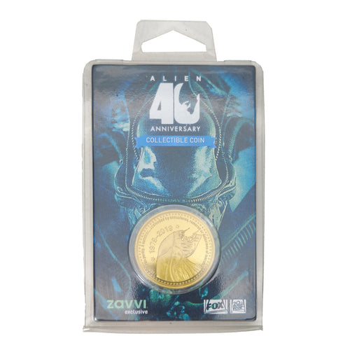 Alien 40th Anniversary Limited Edition Gold Coin Zavvi Exclusive Fanattik 2019 – Alien, Fanattik, 4 cm, 2019, pre-owned collector piece, Uncanny Collectibles Dublin Ireland