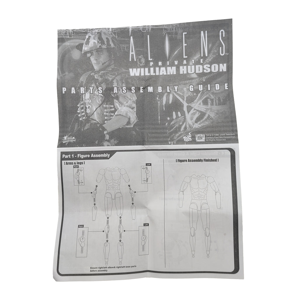 Aliens Private William Hudson Hot Toys Action Figure 2007 30cm – Alien, Vintage Brands, 30 cm, 2007, pre-owned collector piece, Uncanny Collectibles Dublin Ireland