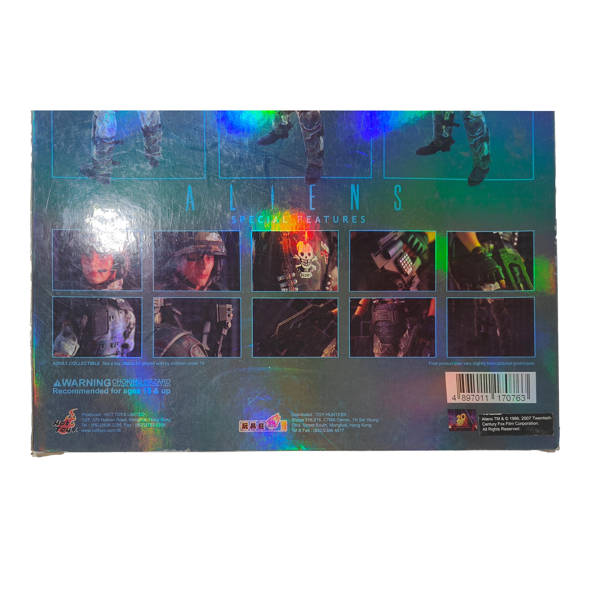 Aliens Private William Hudson Hot Toys Action Figure 2007 30cm – Alien, Vintage Brands, 30 cm, 2007, pre-owned collector piece, Uncanny Collectibles Dublin Ireland