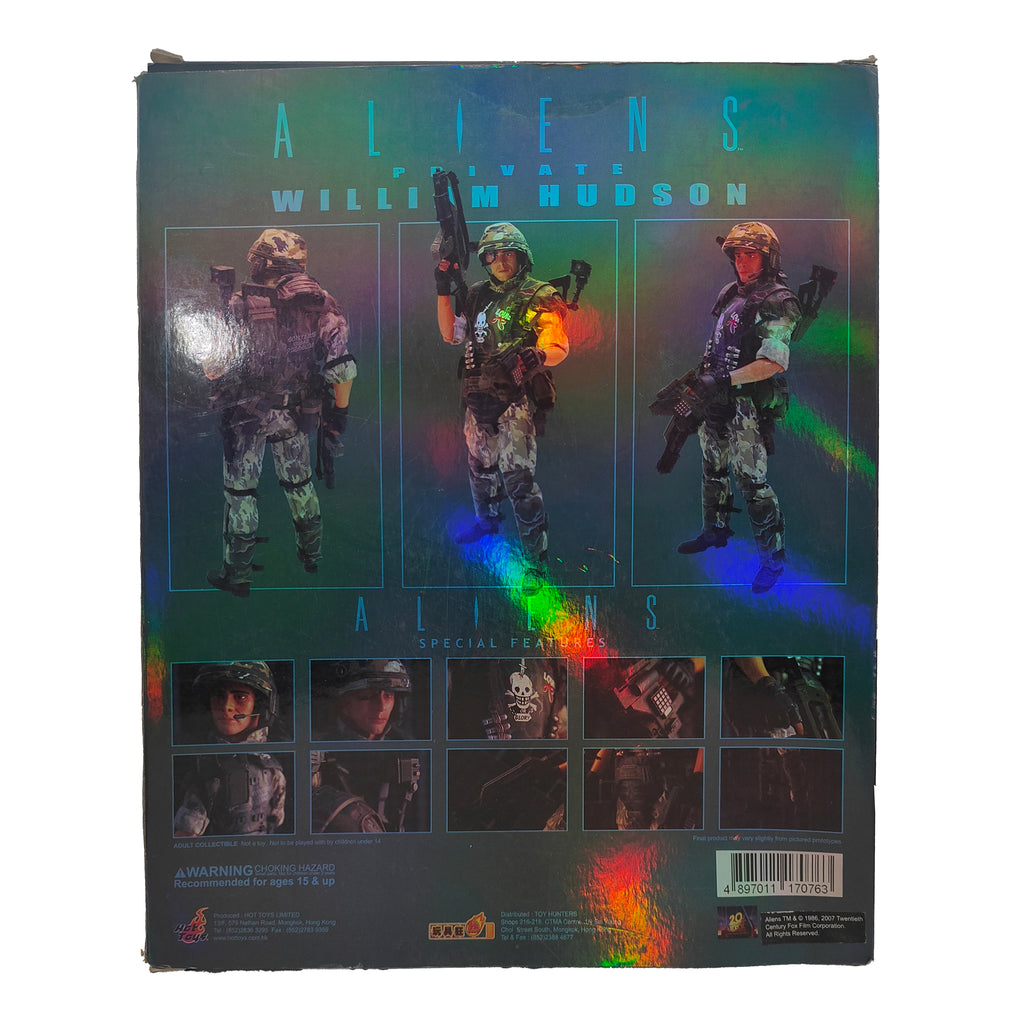 Aliens Private William Hudson Hot Toys Action Figure 2007 30cm – Alien, Vintage Brands, 30 cm, 2007, pre-owned collector piece, Uncanny Collectibles Dublin Ireland
