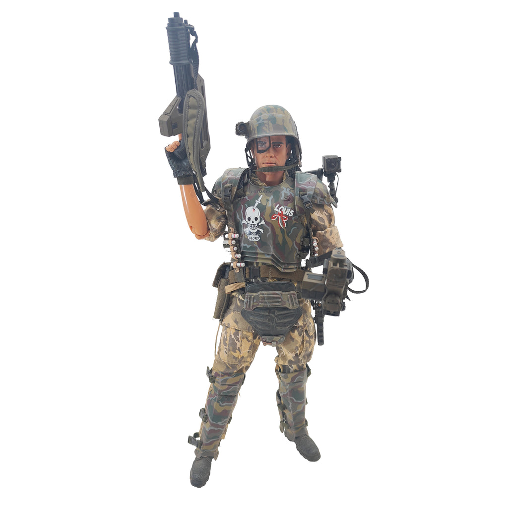 Aliens Private William Hudson Hot Toys Action Figure 2007 30cm – Alien, Vintage Brands, 30 cm, 2007, pre-owned collector piece, Uncanny Collectibles Dublin Ireland