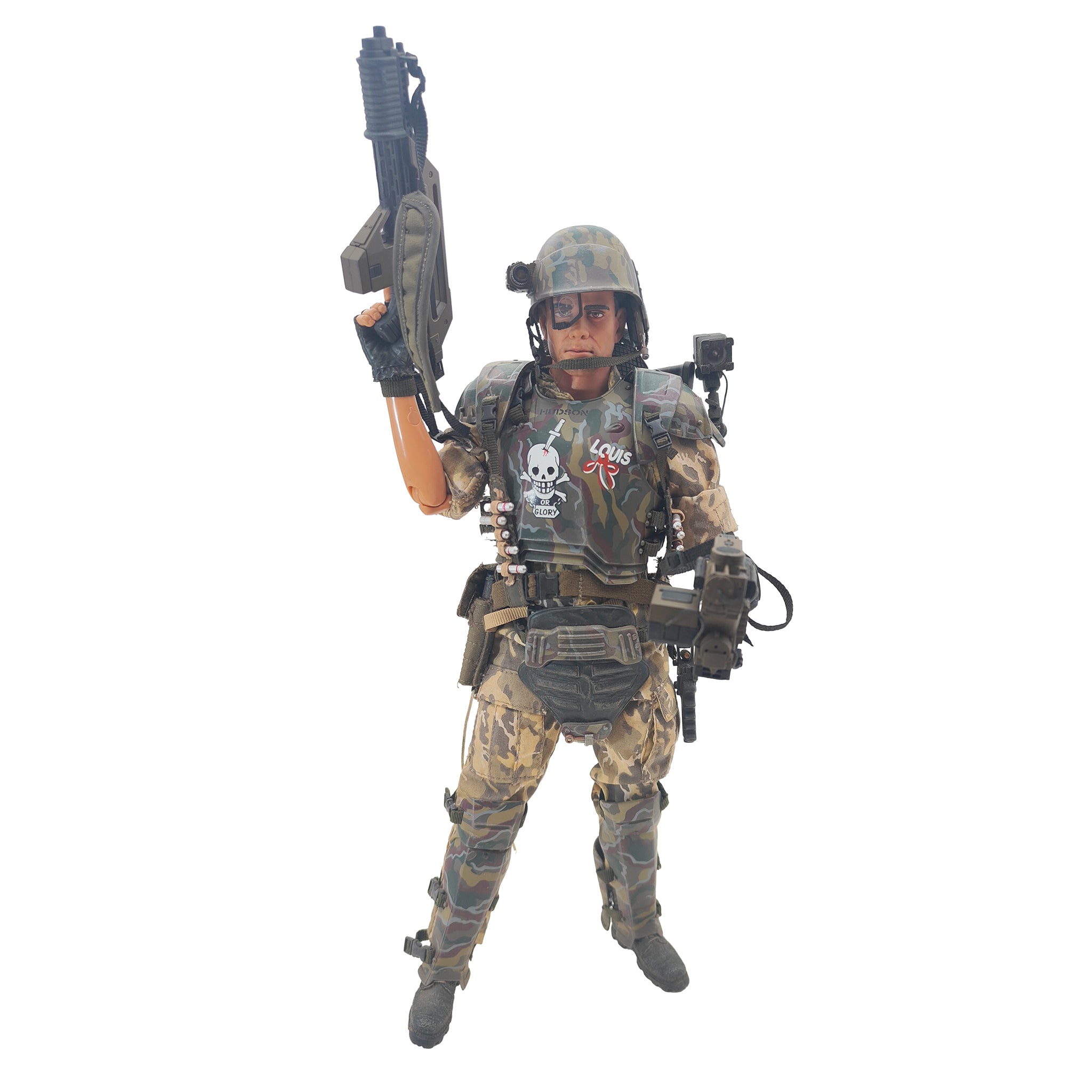 Aliens Private William Hudson Hot Toys Action Figure 2007 30cm – Alien, Vintage Brands, 30 cm, 2007, pre-owned collector piece, Uncanny Collectibles Dublin Ireland