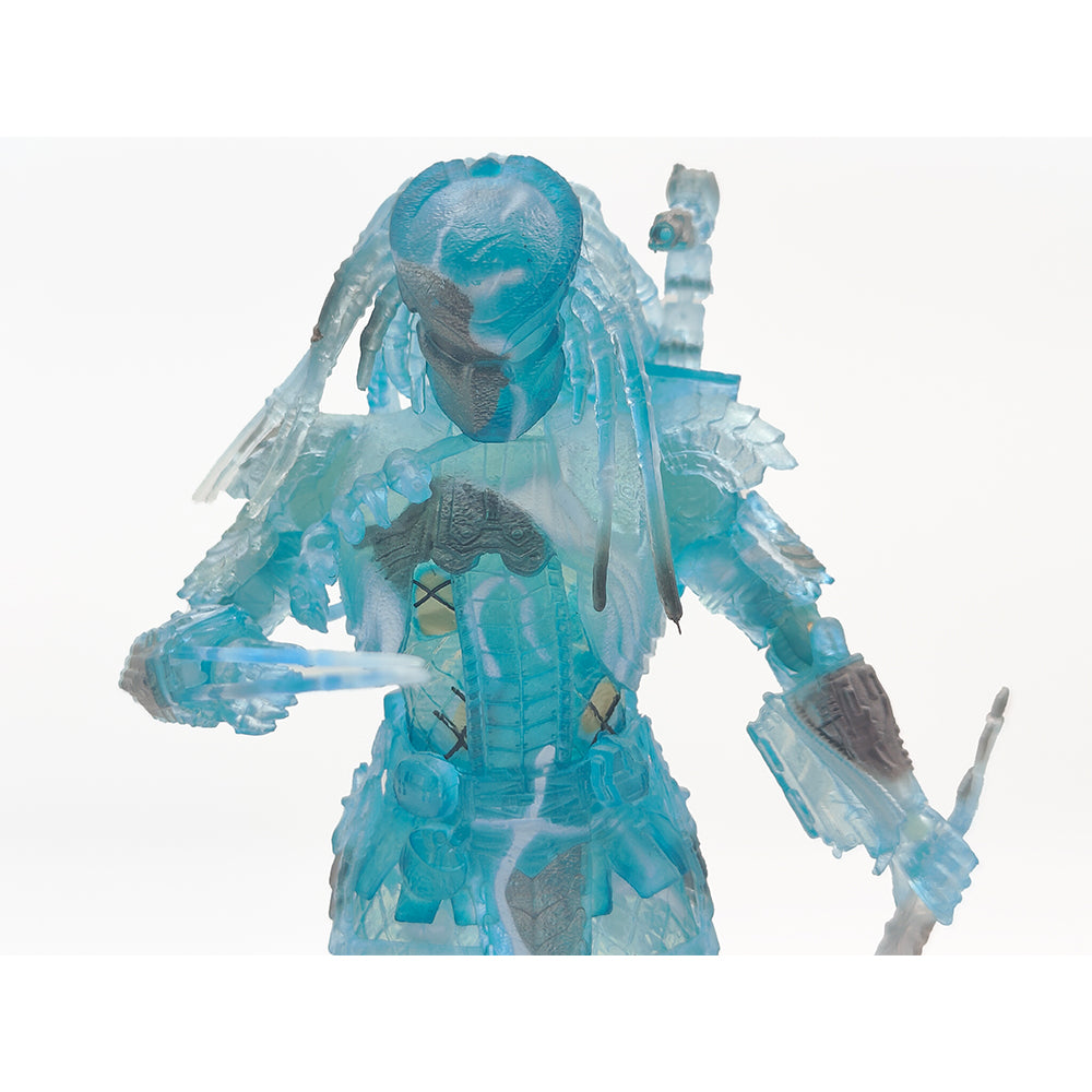 Alien vs Predator AVP Active Camo Scar Predator 1:18 Scale Hiya Toys 4-Inch Action Figure – Predator, Hiya Toys, 11 cm, 2022, pre-owned collector piece, Uncanny Collectibles Dublin Ireland