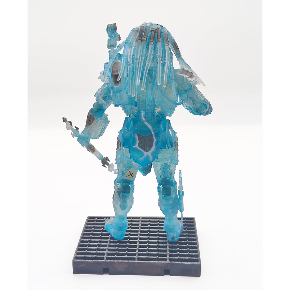 Alien vs Predator AVP Active Camo Scar Predator 1:18 Scale Hiya Toys 4-Inch Action Figure – Predator, Hiya Toys, 11 cm, 2022, pre-owned collector piece, Uncanny Collectibles Dublin Ireland