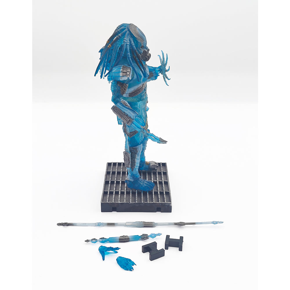 Alien vs Predator AVP Celtic Predator Active Camouflage 1:18 Scale Hiya Toys 4-Inch Action Figure PX Previews Exclusive – Predator, Hiya Toys, 11 cm, 2022, pre-owned collector piece, Uncanny Collectibles Dublin Ireland