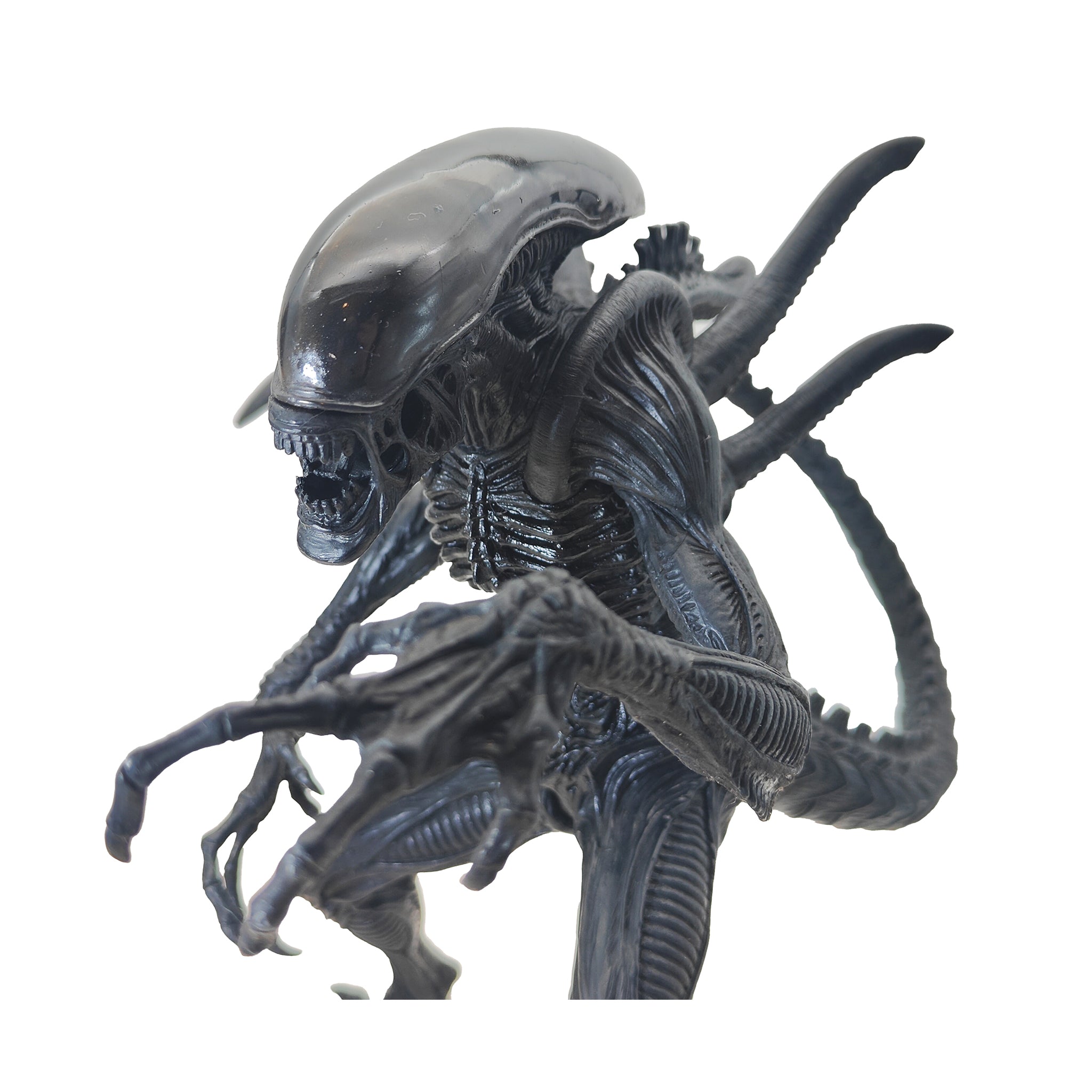 Alien vs Predator Black Alien Premium Furyu Corporation Action Figure 2008 21.5cm – Alien, Vintage Brands, 21 cm, 2008, pre-owned collector piece, Uncanny Collectibles Dublin Ireland