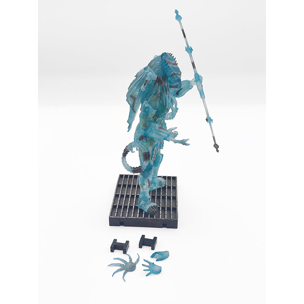 Alien vs Predator Requiem Camo Wolf Predator 1:18 Scale Hiya Toys 4-Inch Action Figure – Predator, Hiya Toys, 11 cm, 2022, pre-owned collector piece, Uncanny Collectibles Dublin Ireland