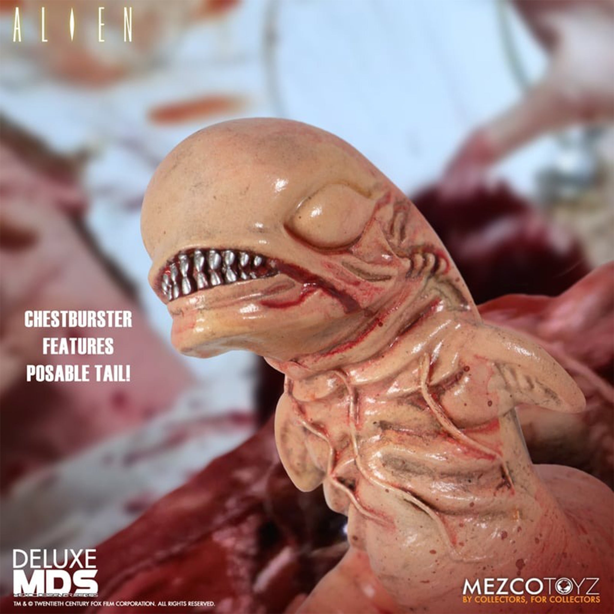 Alien Xenomorph Mezco Designer Series Deluxe Action Figure 18cm – Alien, Mezco Toyz, 18 cm, brand new collector item, Uncanny Collectibles Dublin Ireland