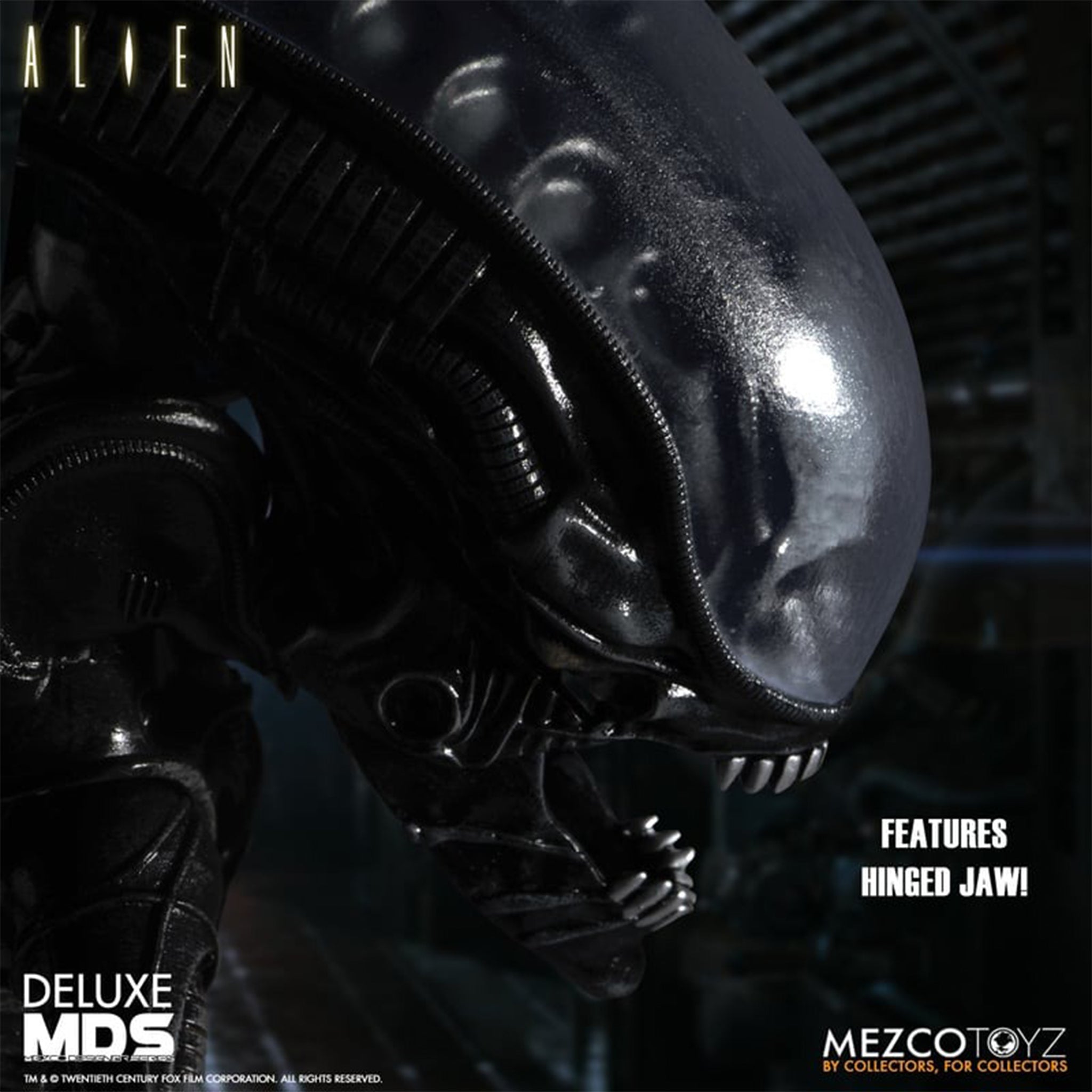 Alien Xenomorph Mezco Designer Series Deluxe Action Figure 18cm – Alien, Mezco Toyz, 18 cm, brand new collector item, Uncanny Collectibles Dublin Ireland