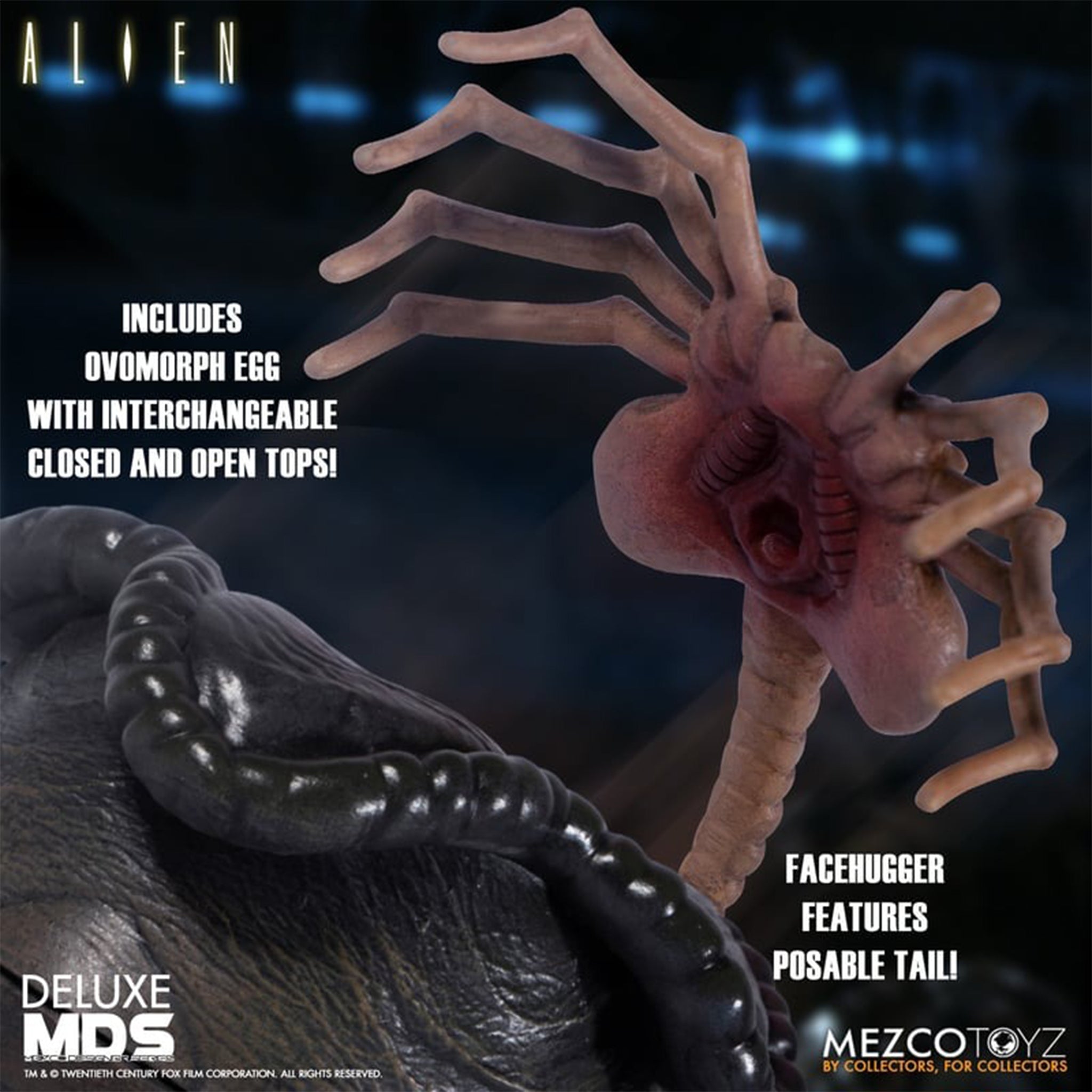 Alien Xenomorph Mezco Designer Series Deluxe Action Figure 18cm – Alien, Mezco Toyz, 18 cm, brand new collector item, Uncanny Collectibles Dublin Ireland