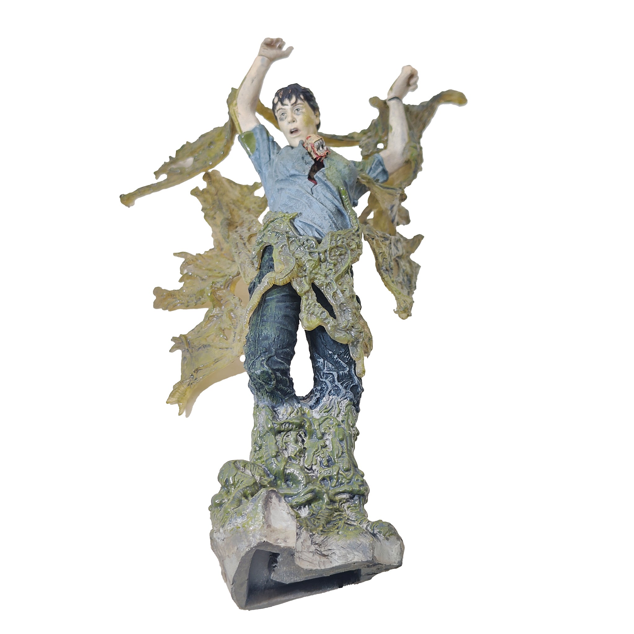 Aliens McFarlane Movie Maniacs 6 Cocooned Victim and 3 Facehuggers Incomplete