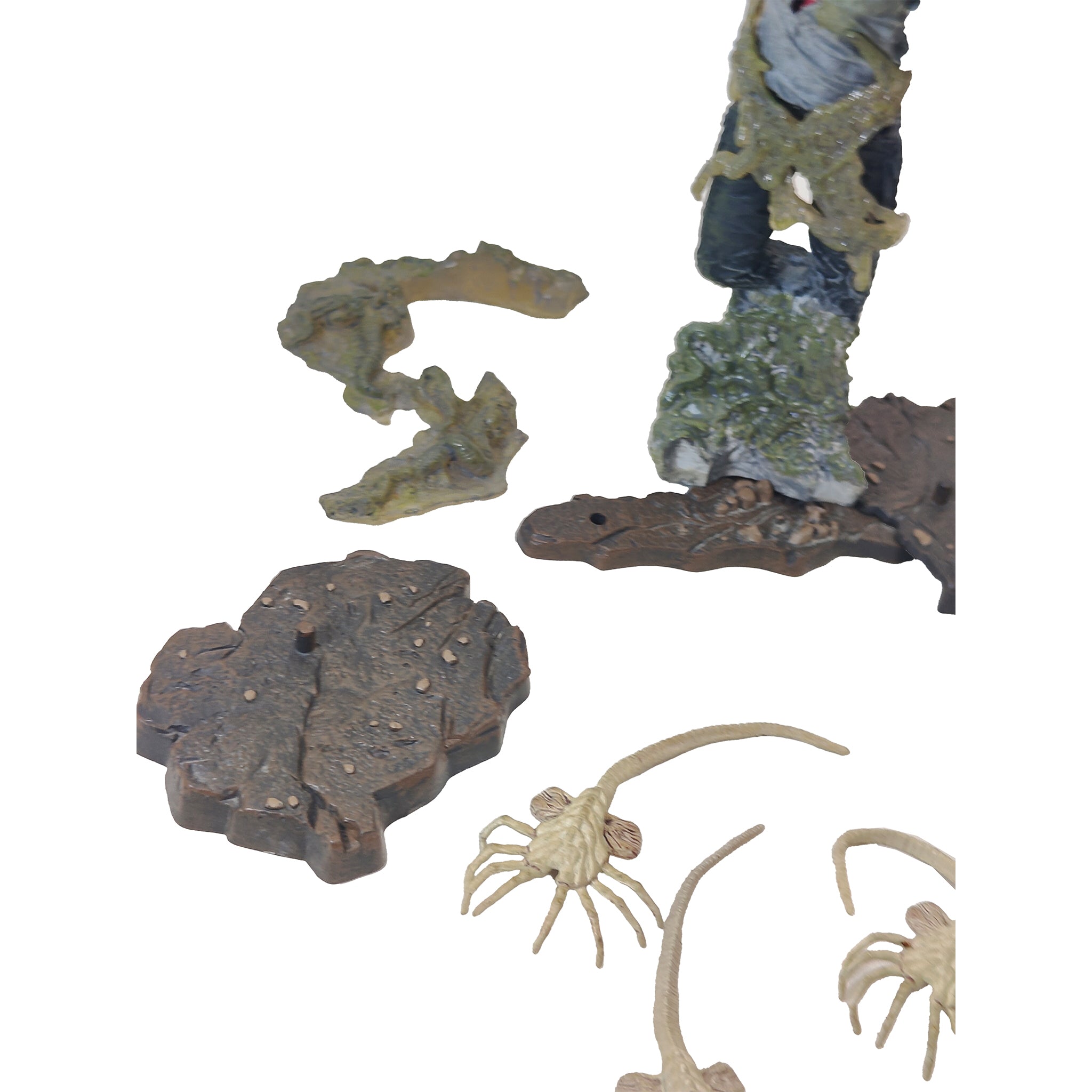 Aliens McFarlane Movie Maniacs 6 Cocooned Victim and 3 Facehuggers Incomplete