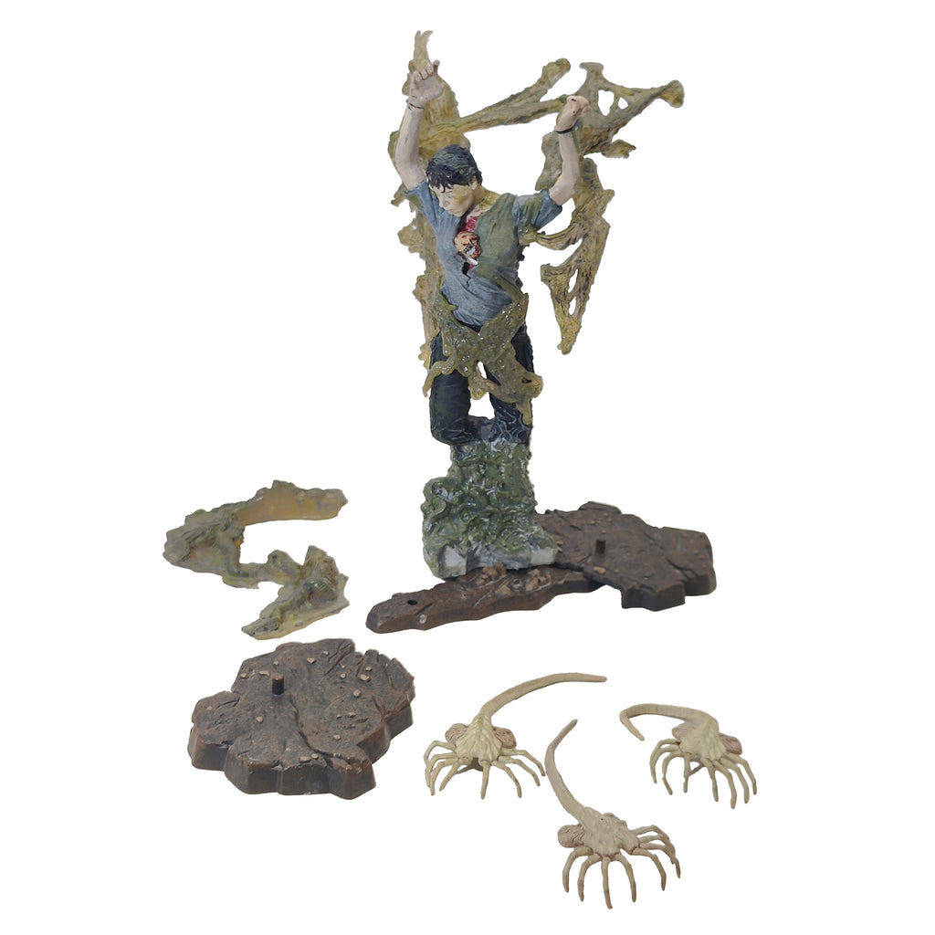 Aliens McFarlane Movie Maniacs 6 Cocooned Victim and 3 Facehuggers Incomplete