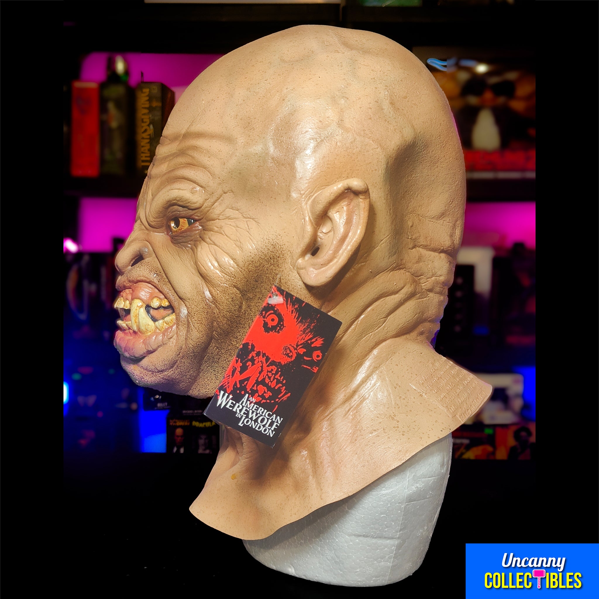 American Werewolf In London Bald Demon Trick Or Treat Studios Full Head Latex Mask – An American Werewolf In London, Trick or Treat Studios, 35 cm, 2024, brand new collector item, Uncanny Collectibles Dublin Ireland