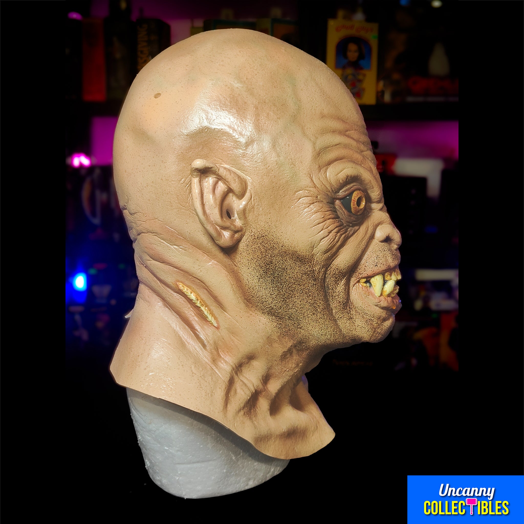 American Werewolf In London Bald Demon Trick Or Treat Studios Full Head Latex Mask – An American Werewolf In London, Trick or Treat Studios, 35 cm, 2024, brand new collector item, Uncanny Collectibles Dublin Ireland