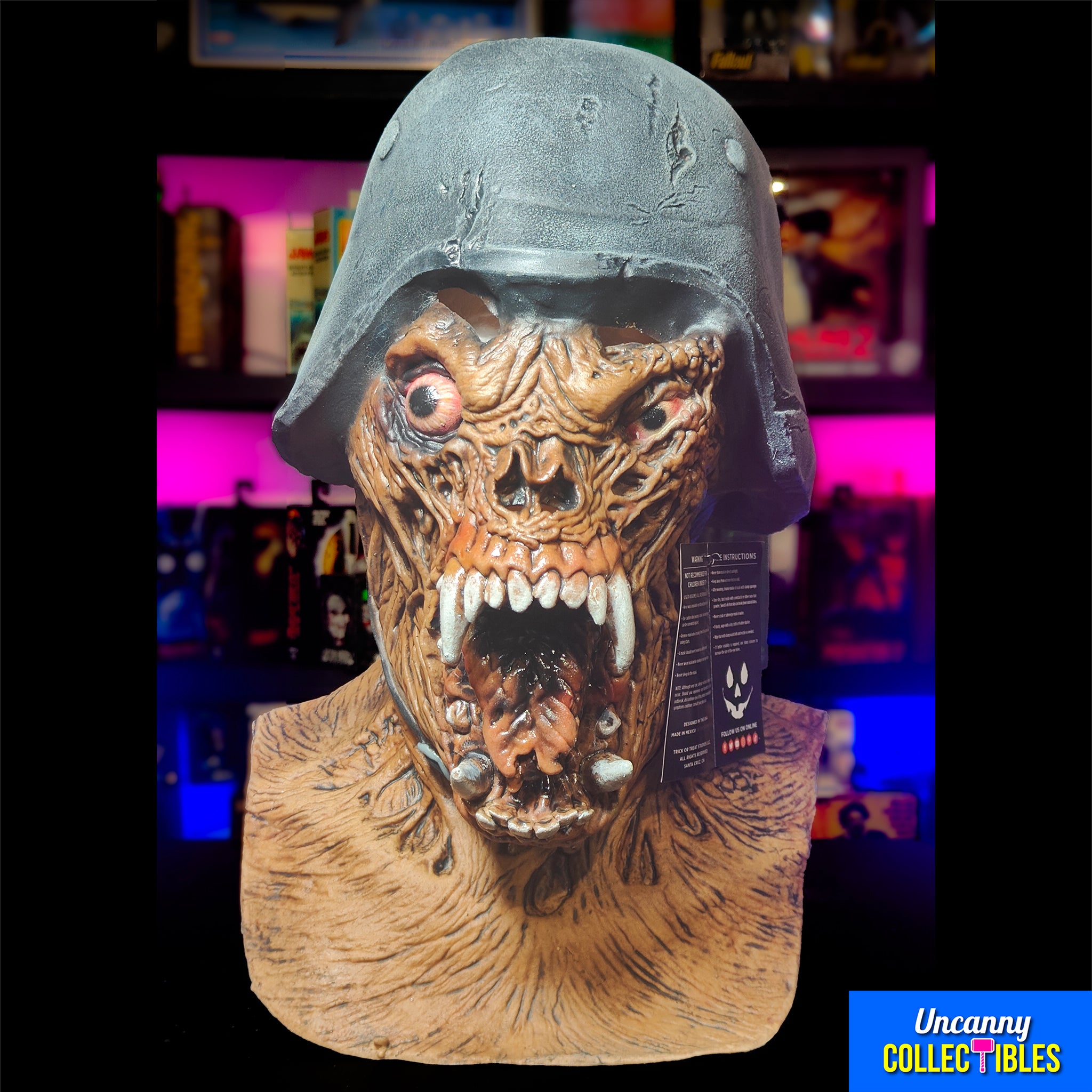 American Werewolf In London Warmonger Trick Or Treat Studios Full Head Latex Mask – An American Werewolf In London, Trick or Treat Studios, 35 cm, 2024, brand new collector item, Uncanny Collectibles Dublin Ireland