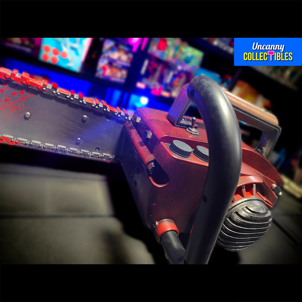 Army of Darkness Ashs Chainsaw 1:1 Chainsaw Evil Dead Prop With Sound By Syndicate Collectibles – Evil Dead, Syndicate Collectibles, 71 cm, 2024, brand new collector item, Uncanny Collectibles Dublin Ireland