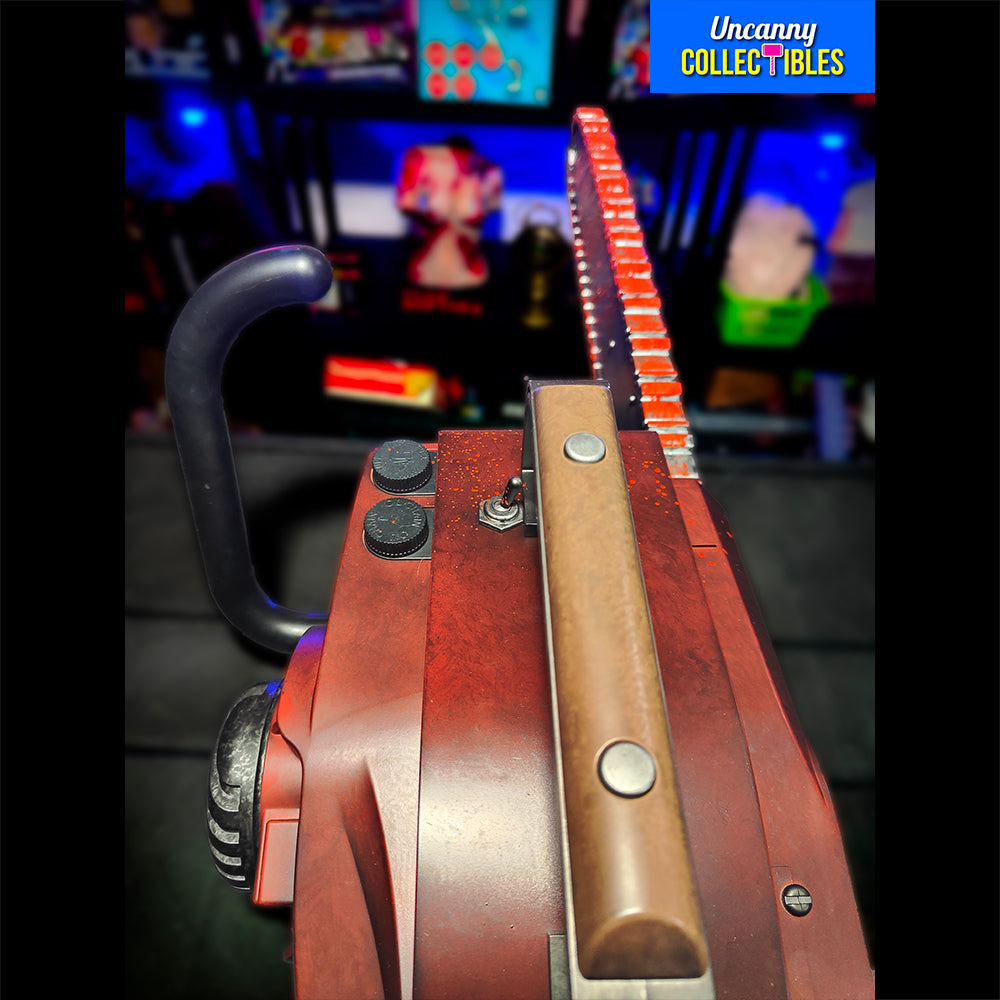 Army of Darkness Ashs Chainsaw 1:1 Chainsaw Evil Dead Prop With Sound By Syndicate Collectibles – Evil Dead, Syndicate Collectibles, 71 cm, 2024, brand new collector item, Uncanny Collectibles Dublin Ireland