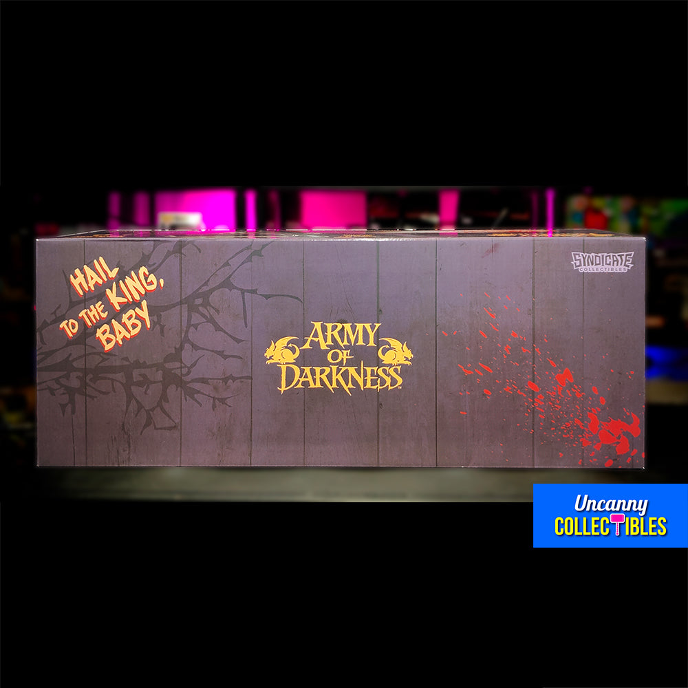 Army of Darkness Ashs Chainsaw 1:1 Chainsaw Evil Dead Prop With Sound By Syndicate Collectibles – Evil Dead, Syndicate Collectibles, 71 cm, 2024, brand new collector item, Uncanny Collectibles Dublin Ireland