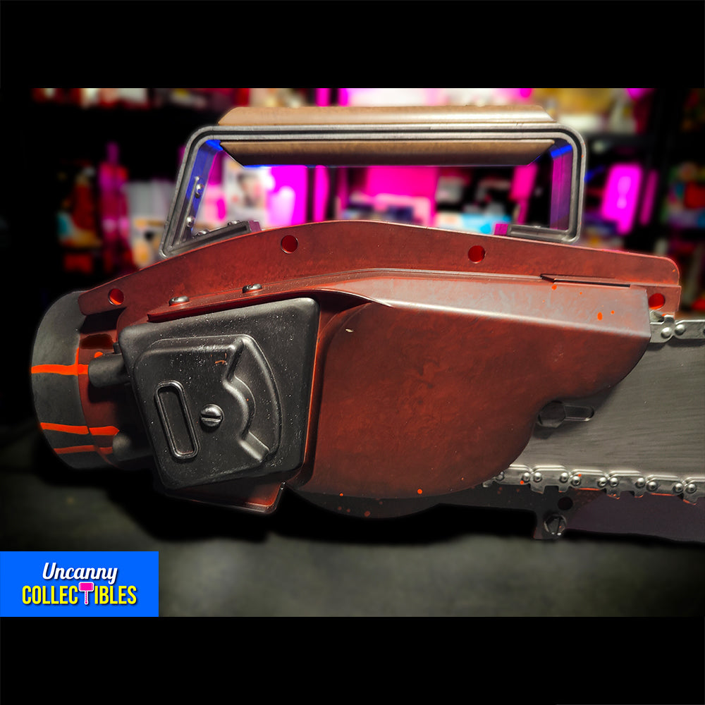 Army of Darkness Ashs Chainsaw 1:1 Chainsaw Evil Dead Prop With Sound By Syndicate Collectibles – Evil Dead, Syndicate Collectibles, 71 cm, 2024, brand new collector item, Uncanny Collectibles Dublin Ireland