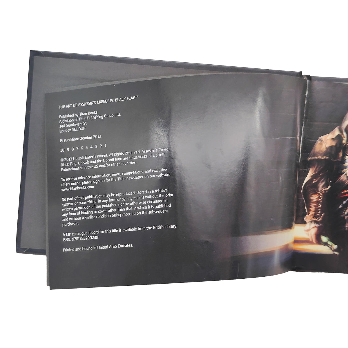 Assassin's Creed IV Black Flag Art Book Titan Books Collector's Edition 2013