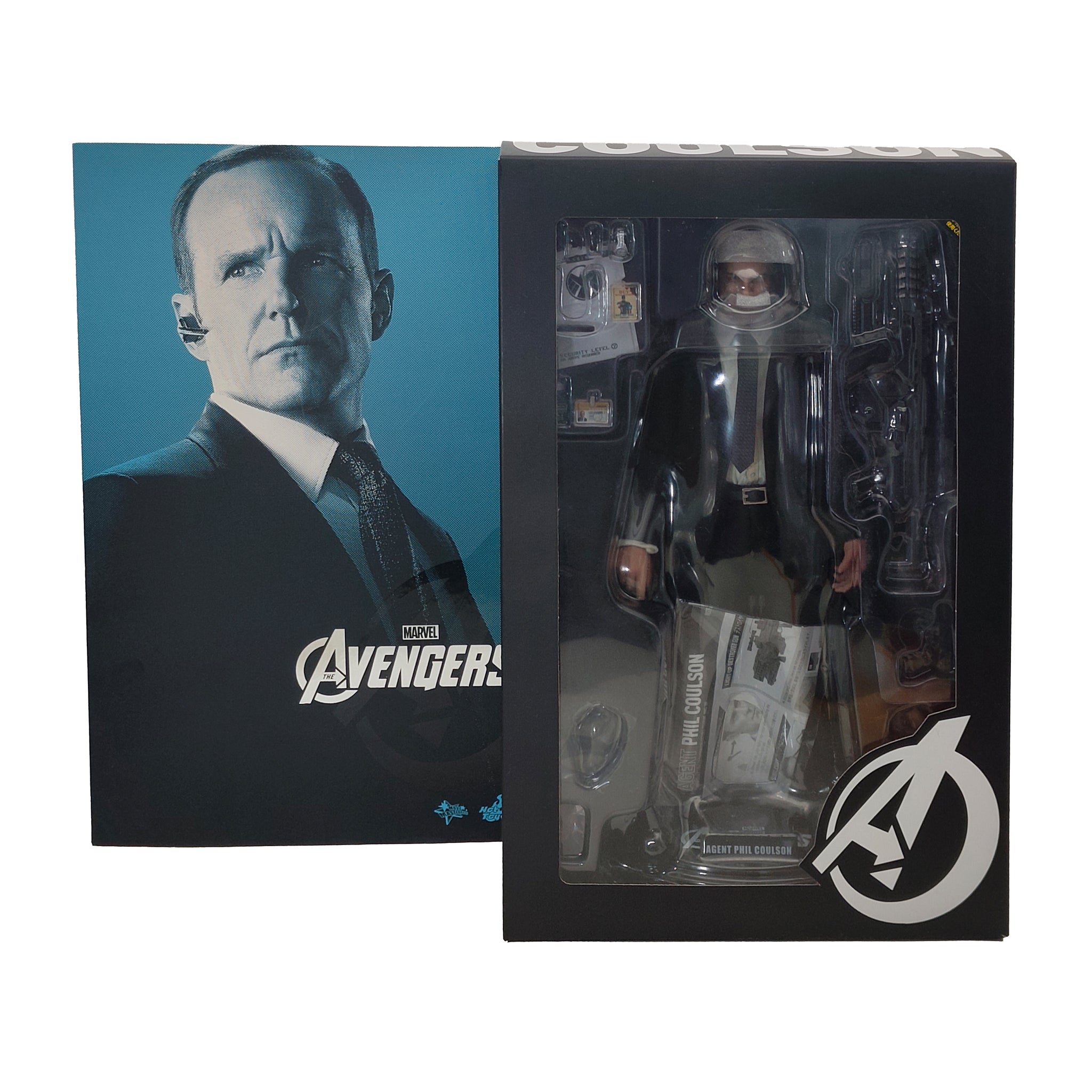 Avengers Agent Phil Coulson Hot Toys MMS 189 1/6 Action Figure 2012, 30cm, pre-owned