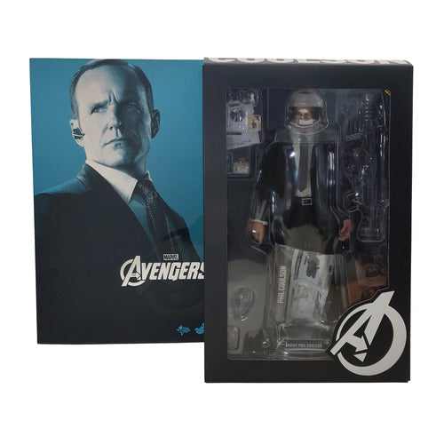 Avengers Agent Phil Coulson Hot Toys MMS 189 1/6 Action Figure 2012, 30cm, pre-owned
