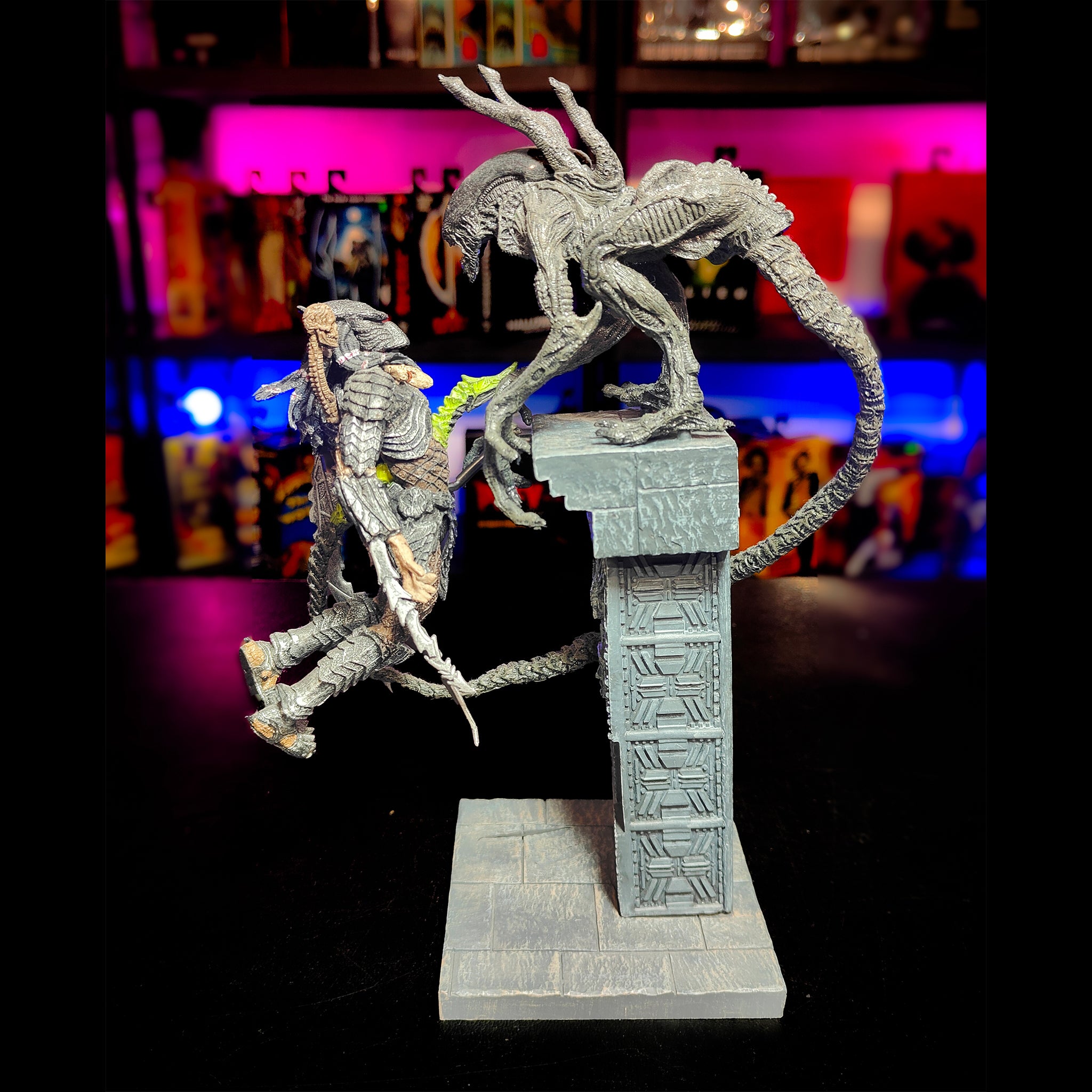 AVP Alien vs Predator Series 2 McFarlane Toys Diorama Playset 2005 – Predator, McFarlane Toys, 11 cm, 2005, pre-owned collector piece, Uncanny Collectibles Dublin Ireland