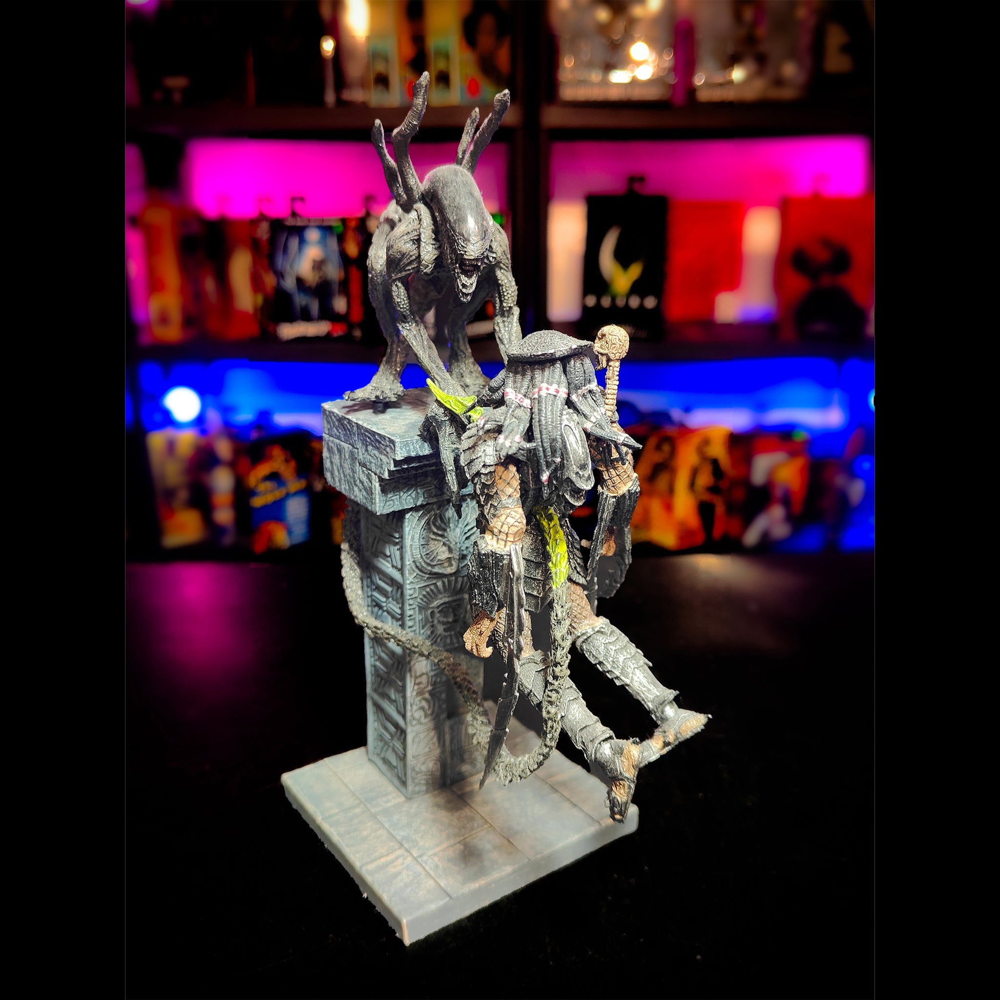 AVP Alien vs Predator Series 2 McFarlane Toys Diorama Playset 2005 – Predator, McFarlane Toys, 11 cm, 2005, pre-owned collector piece, Uncanny Collectibles Dublin Ireland