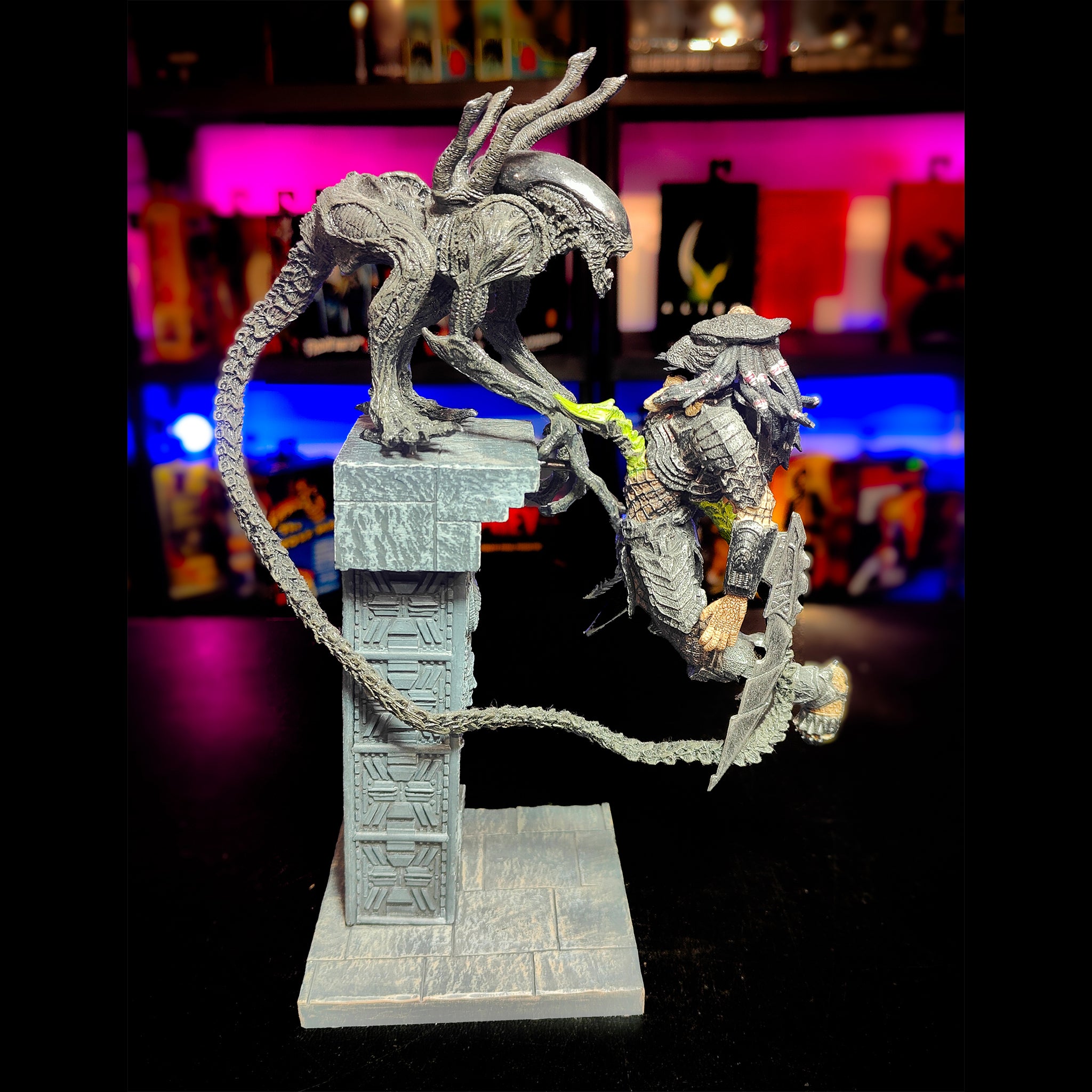 AVP Alien vs Predator Series 2 McFarlane Toys Diorama Playset 2005 – Predator, McFarlane Toys, 11 cm, 2005, pre-owned collector piece, Uncanny Collectibles Dublin Ireland