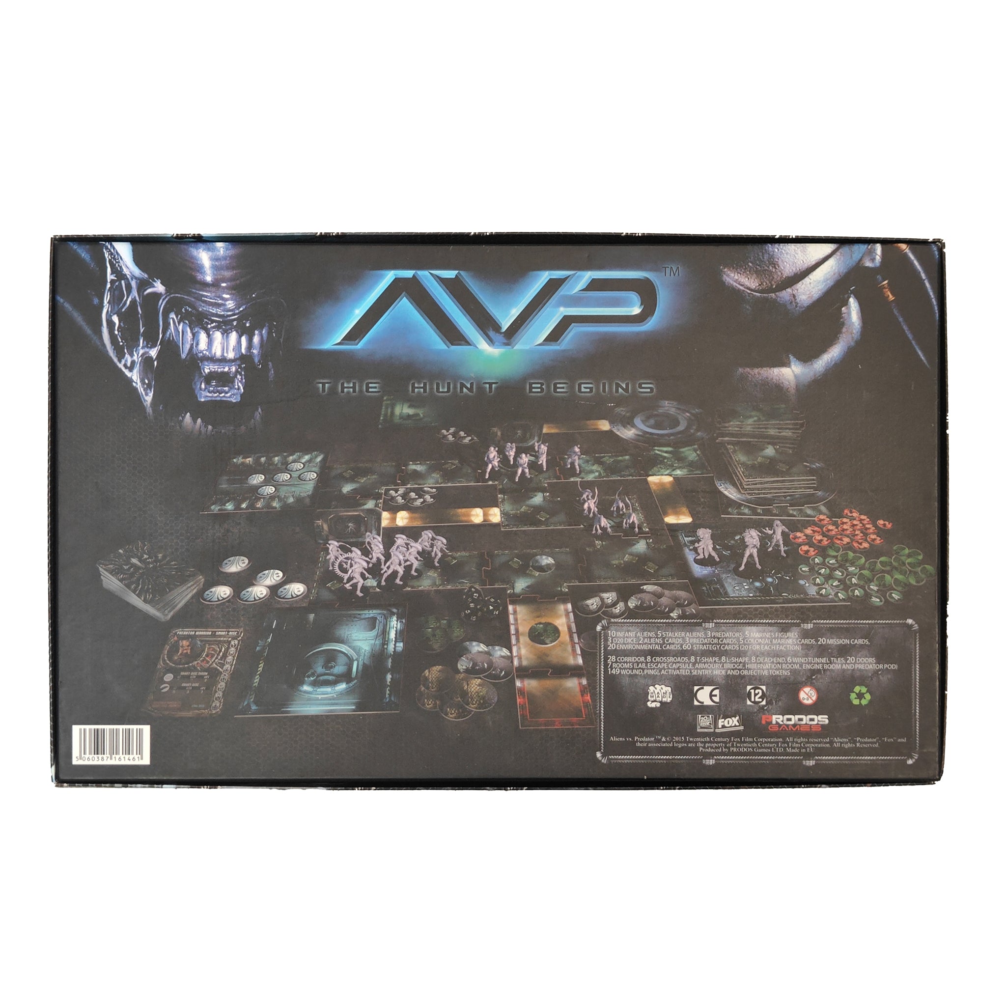AVP Alien vs Predator The Hunt Begins 1st Edition Prodos Games Board Game 2015 Incomplete – Predator, Prodos Games, -, 2015, pre-owned collector piece, Uncanny Collectibles Dublin Ireland