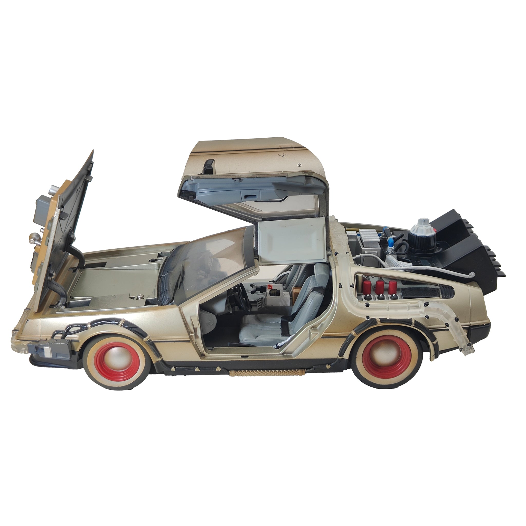 Back to the Future Part 3 Delorean 1:15 Scale Time Machine Diamond Select 2012 – Movie Icons & Heroes, Diamond Select Toys, 30 cm, 2012, pre-owned collector piece, Uncanny Collectibles Dublin Ireland
