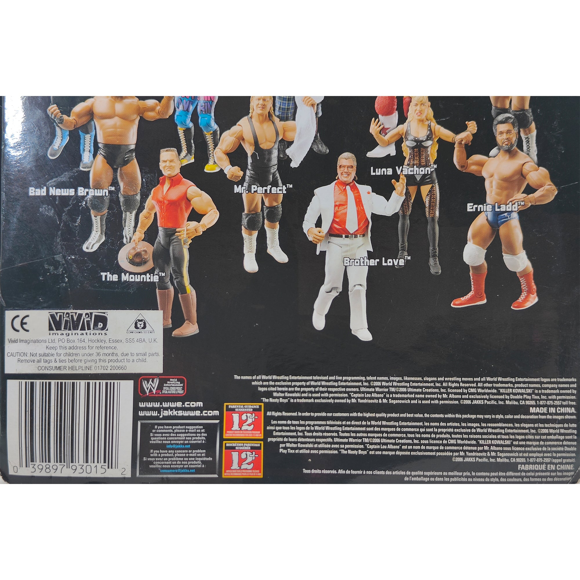 Bad News Brown WWE Classic Superstars Series 13 Jakks Pacific Action Figure 2006 18cm