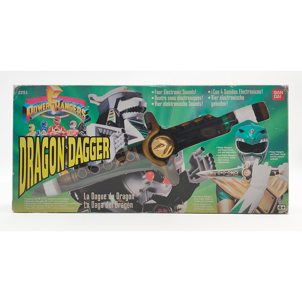 Bandai Power Rangers Dragon Dagger With Electronic Sounds 1993 – Power Rangers, Bandai, 32 cm, 1993, pre-owned collector piece, Uncanny Collectibles Dublin Ireland