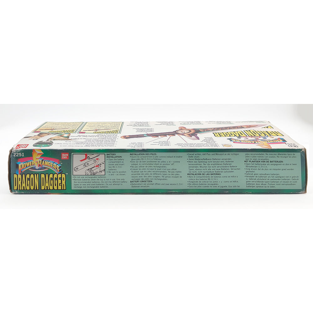 Bandai Power Rangers Dragon Dagger With Electronic Sounds 1993 – Power Rangers, Bandai, 32 cm, 1993, pre-owned collector piece, Uncanny Collectibles Dublin Ireland