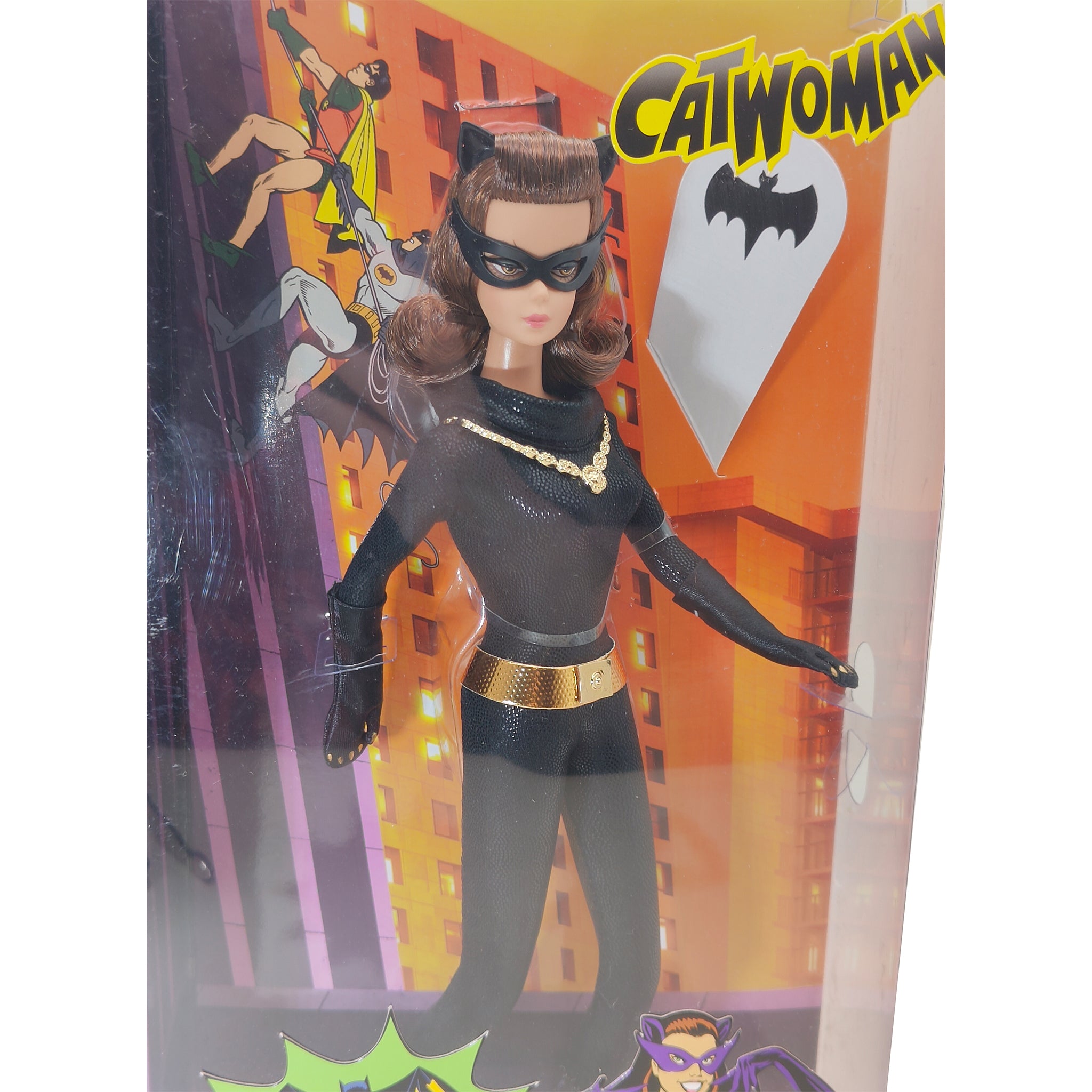 Barbie Collector Batman Classic TV Series Catwoman Barbie Doll Pink Label Mattel 2012