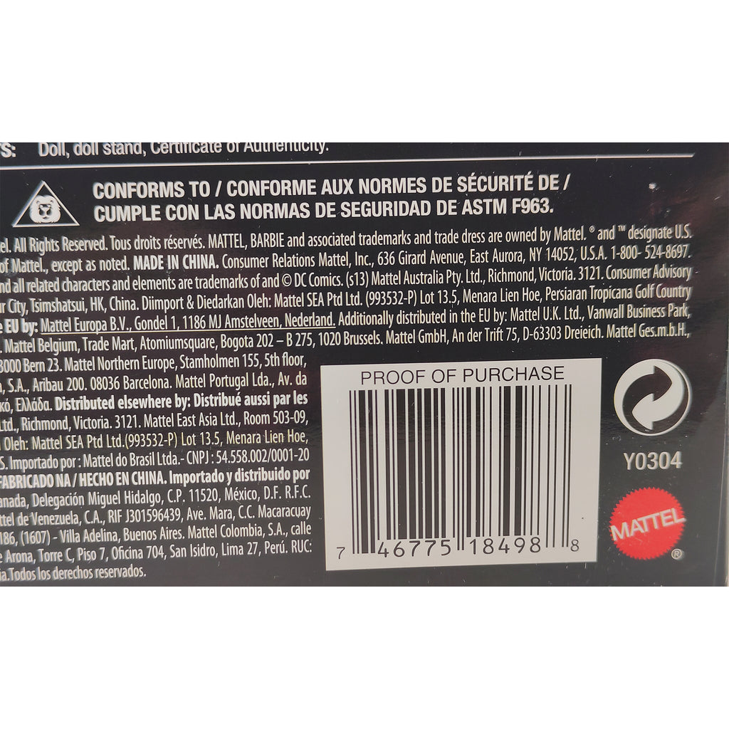 Barbie Collector Batman Classic TV Series Catwoman Barbie Doll Pink Label Mattel 2012