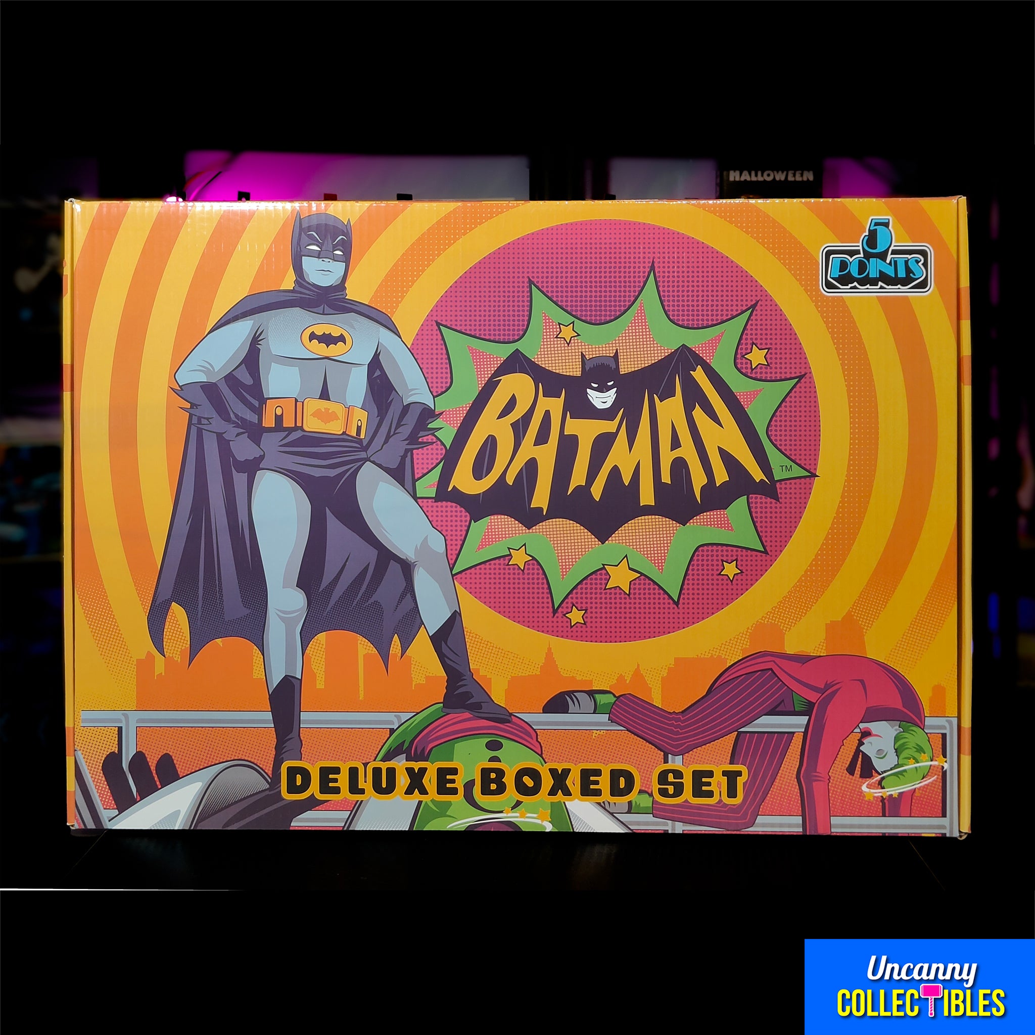 Batman 1966 5 Points 7 Figure Deluxe Mezco Boxed Set
