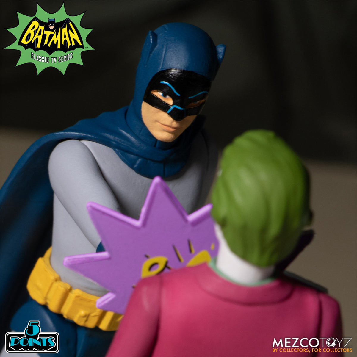 Batman 1966 5 Points 7-Figure Deluxe Mezco Toyz Boxed Set – photo 22 of 27