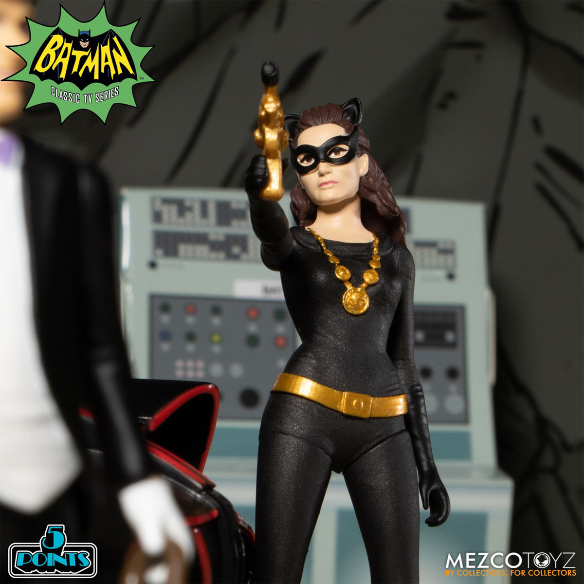 Batman 1966 5 Points 7-Figure Deluxe Mezco Toyz Boxed Set – photo 13 of 27