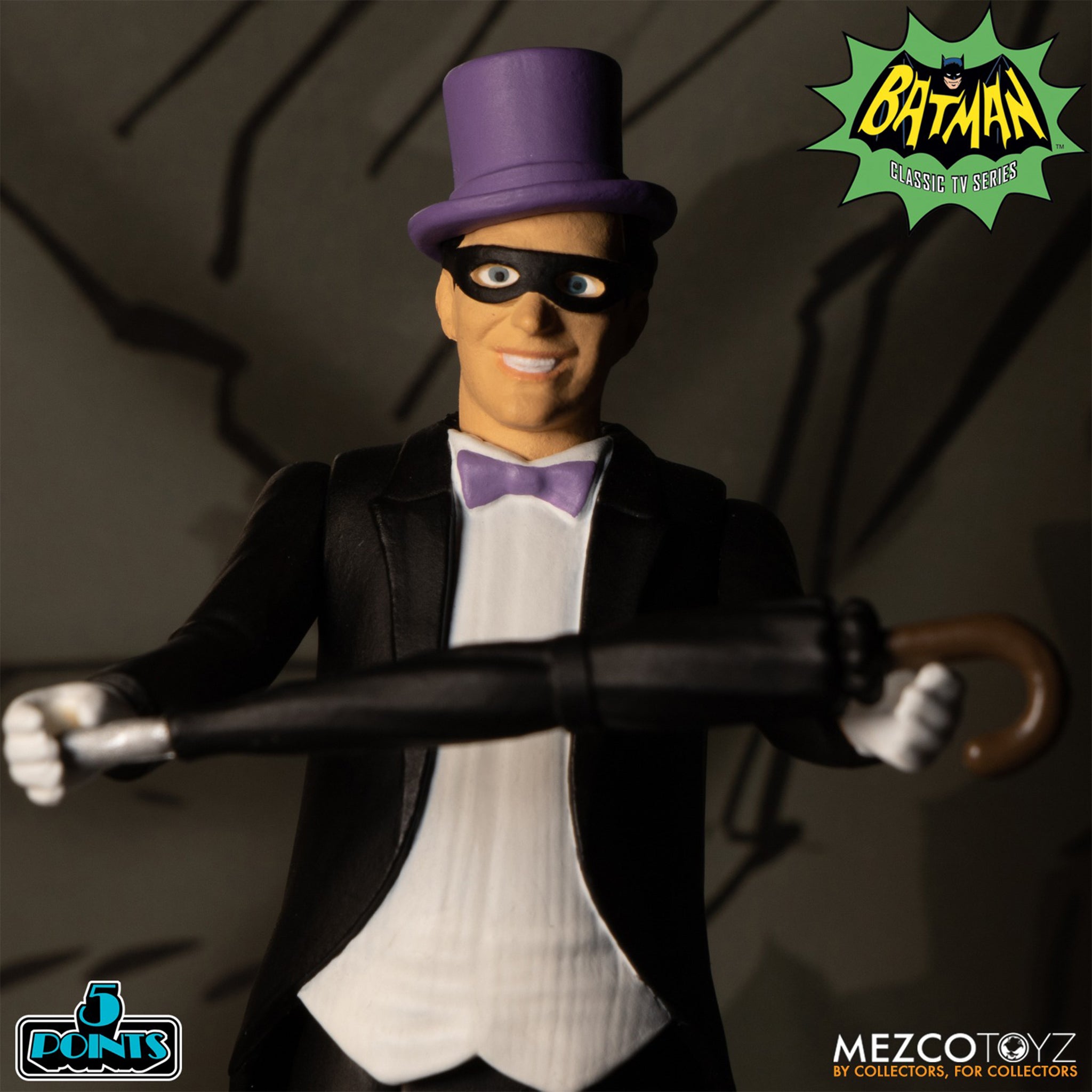 Batman 1966 5 Points 7-Figure Deluxe Mezco Toyz Boxed Set – photo 15 of 27