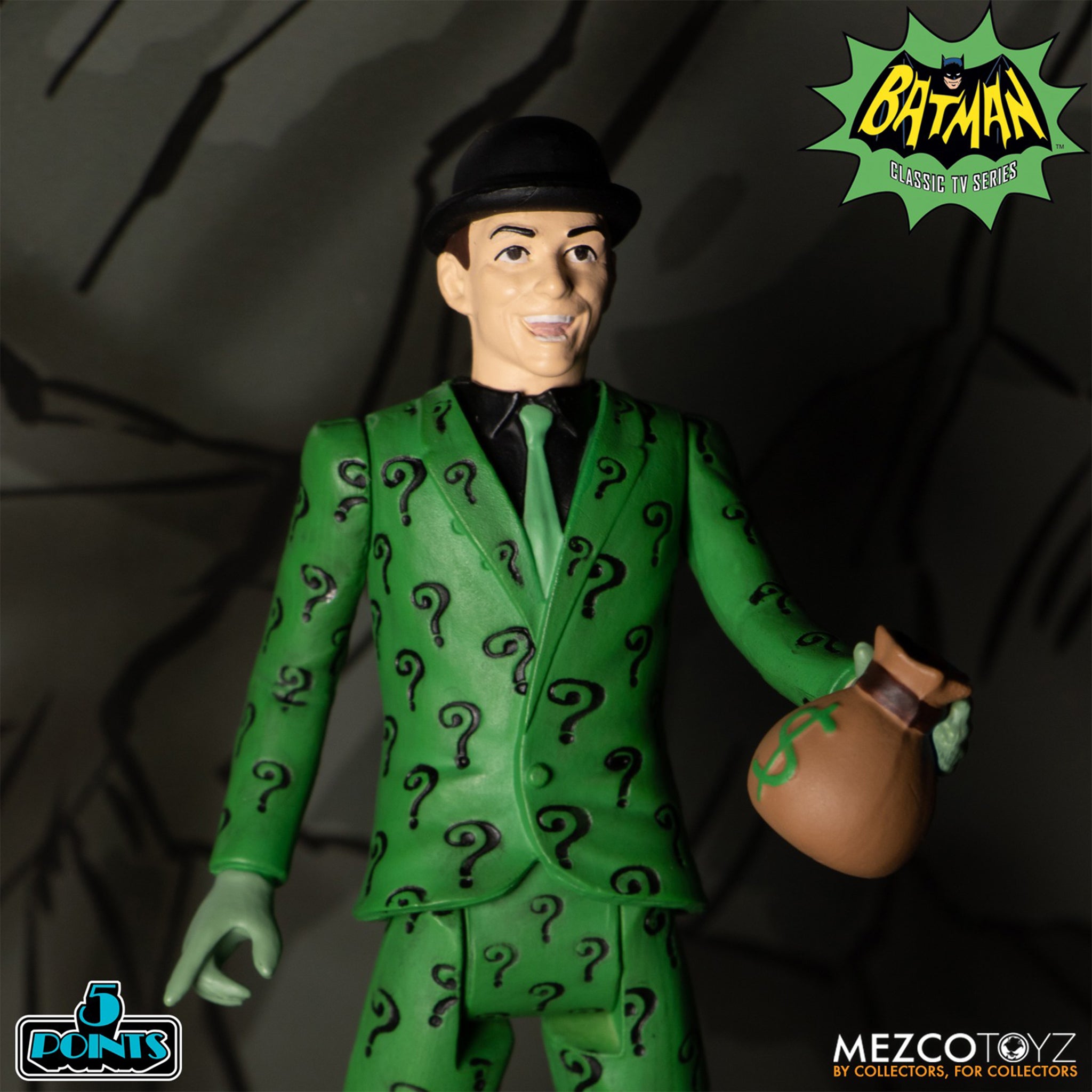 Batman 1966 5 Points 7-Figure Deluxe Mezco Toyz Boxed Set – photo 17 of 27