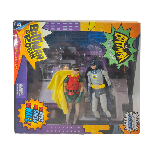 Batman 1966 Classic TV Series Batman and Robin 2 Pack Mattel Figures - photo 2 of 22