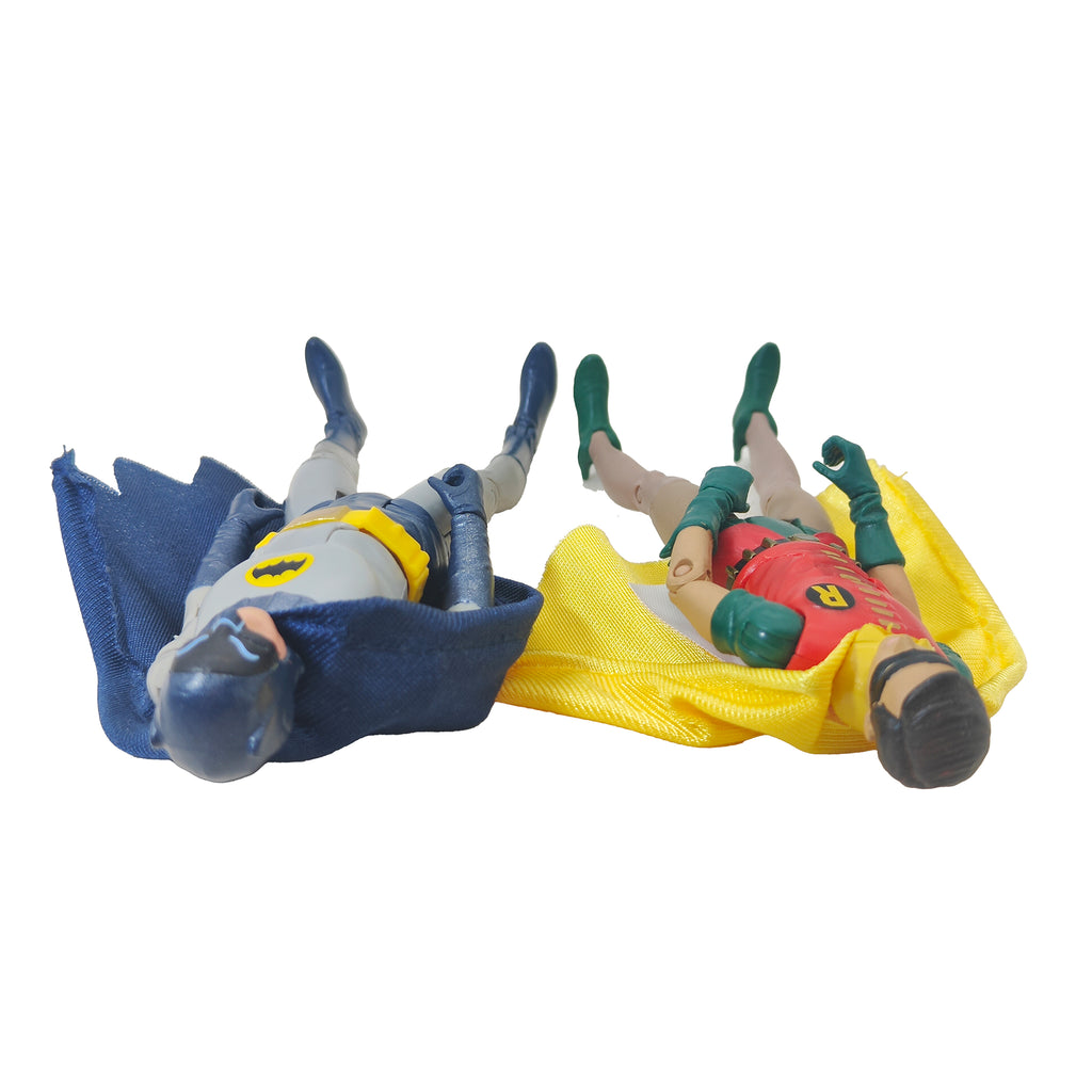 Batman 1966 Classic TV Series Batman and Robin 2 Pack Mattel Figures