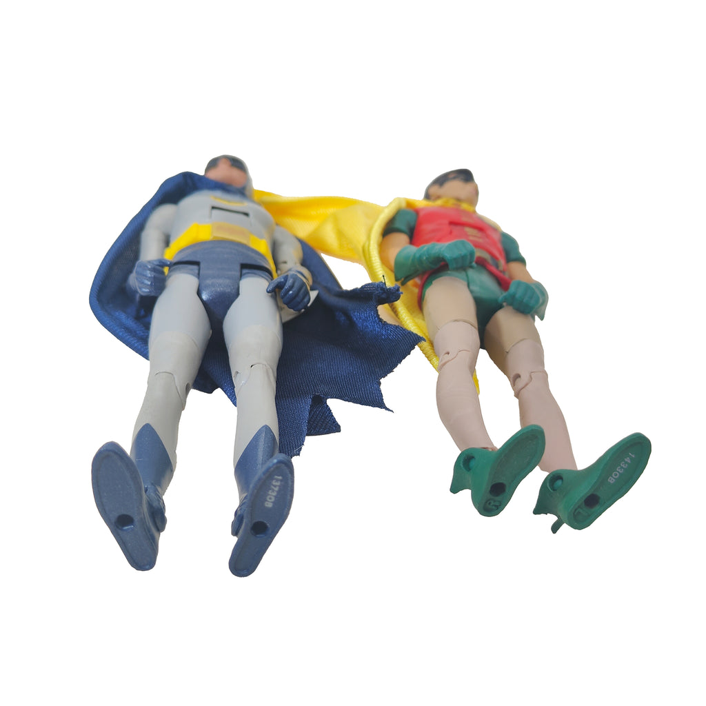 Batman 1966 Classic TV Series Batman and Robin 2 Pack Mattel Figures
