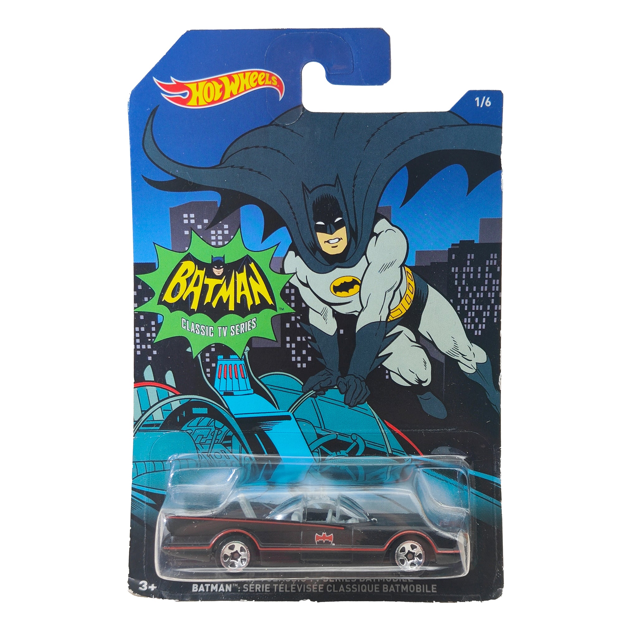 Batman 1966 Classic TV Series Batmobile Hot Wheels 1:64 Die-Cast 2014