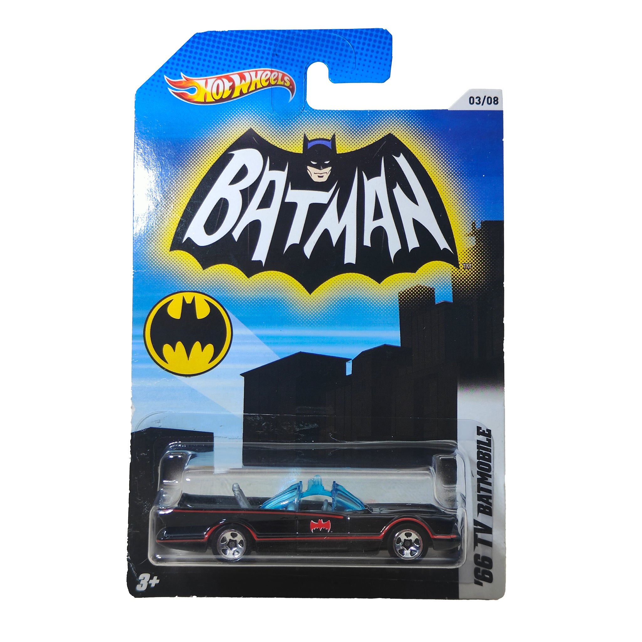 Batman 1966 TV Batmobile Hot Wheels Diecast Car 2011 Series 03 of 08