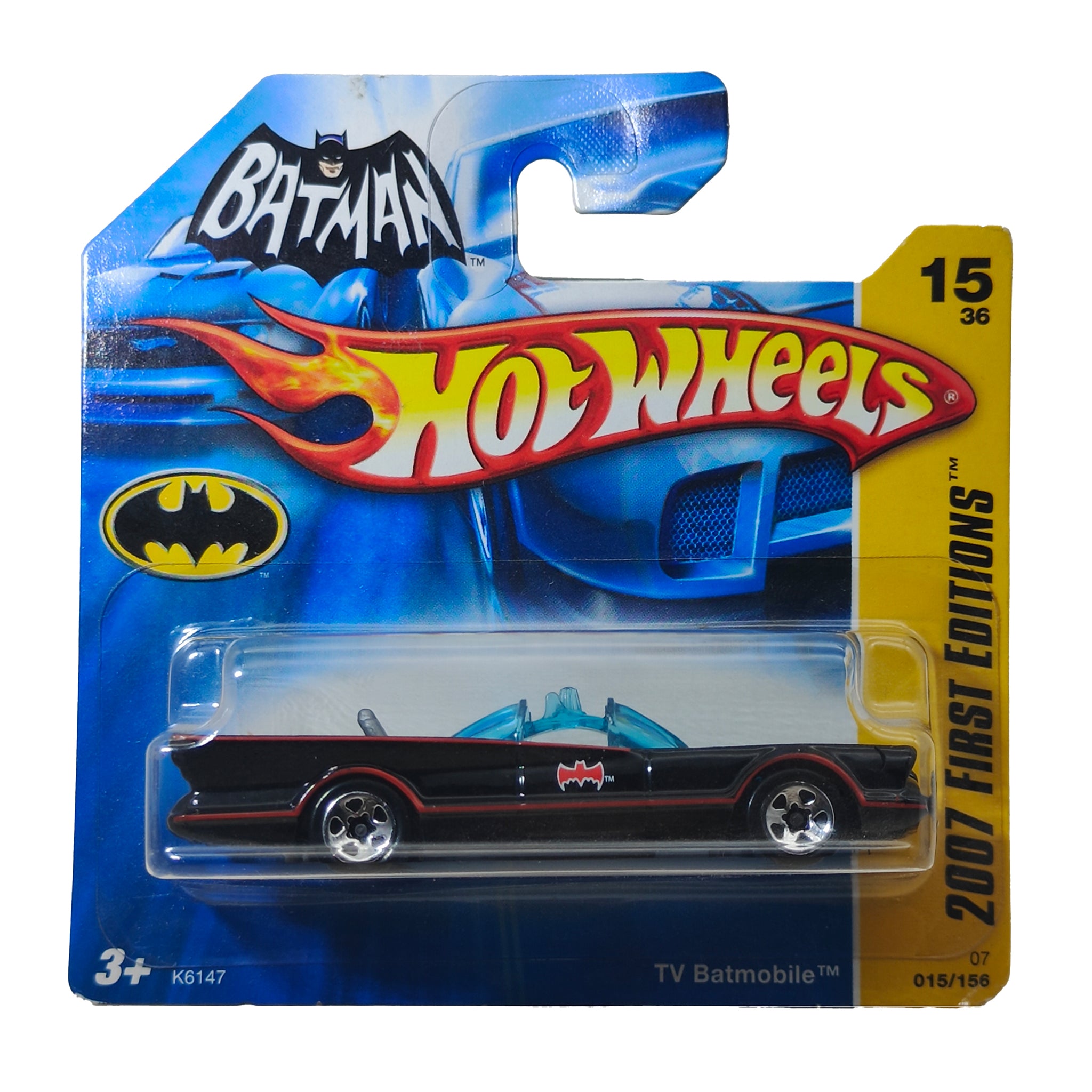 Batman 1966 TV Series Batmobile Hot Wheels First Editions 1:64 Die-Cast 2007