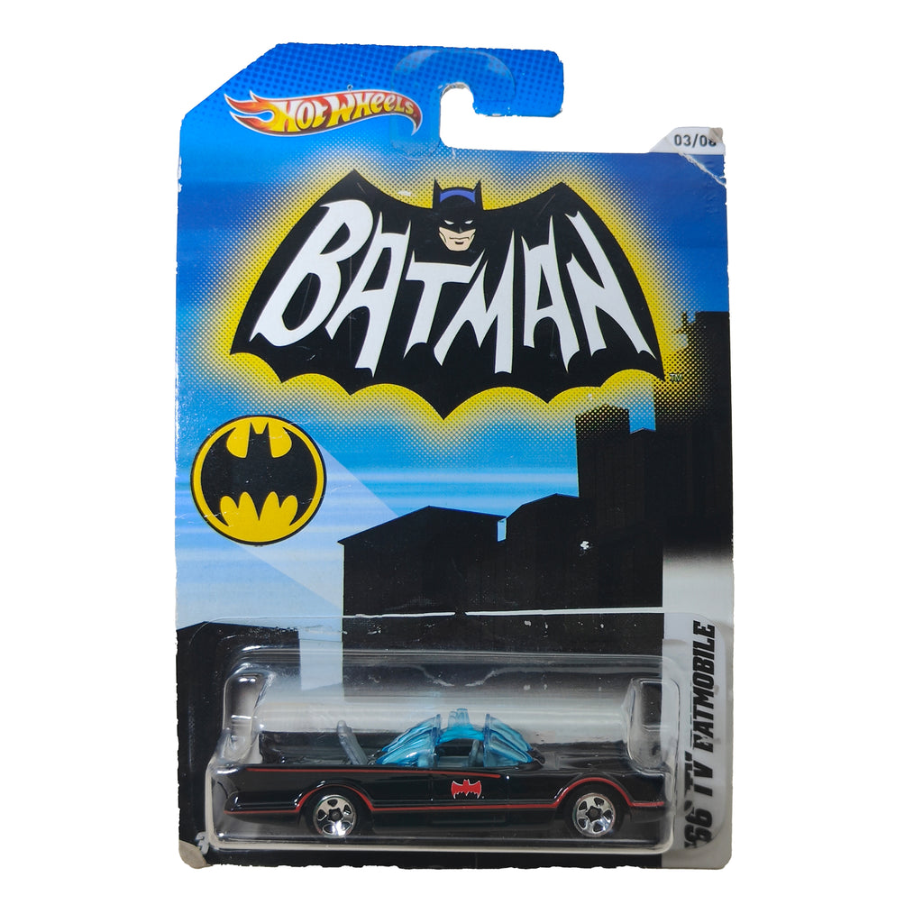 Batman 1966 TV Series Batmobile Hot Wheels Then and Now 1:64 Die-Cast 2011